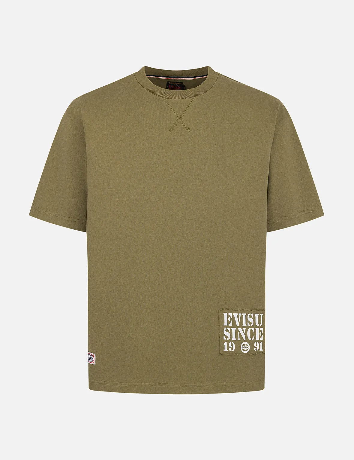 Daicock Stitched Embroidery Relax Fit T-shirt sold by Evisu product image thumbnail 2