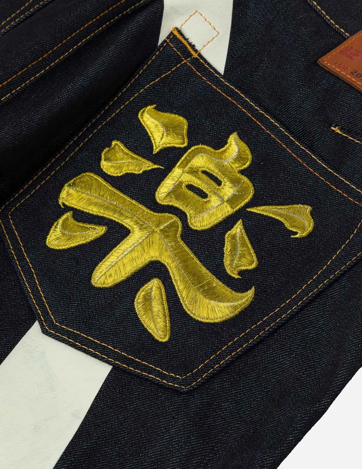 Red Seagull Daicock Print Carrot Fit Jeans #2017 sold by Evisu product image thumbnail 5