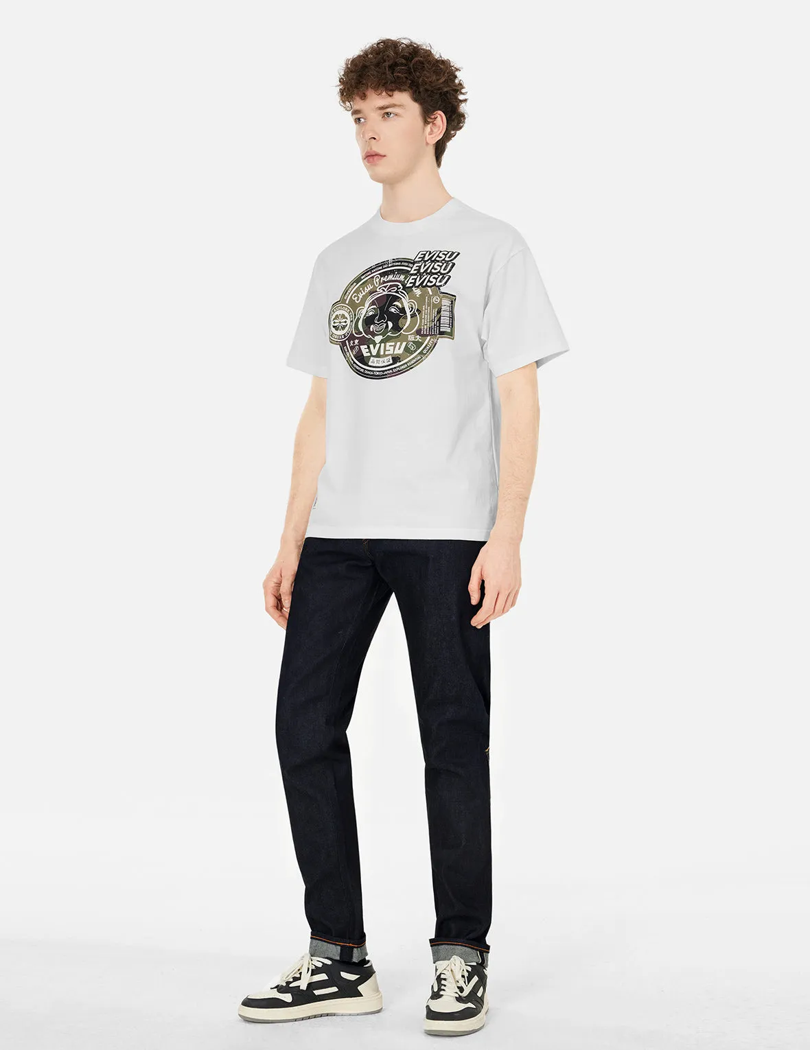 Camouflage Godhead Print Relax Fit T-Shirt sold by Evisu product image thumbnail 3