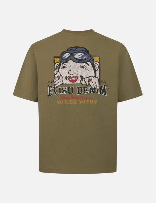 Adventure Godhead Print Relax Fit T-shirt sold by Evisu
