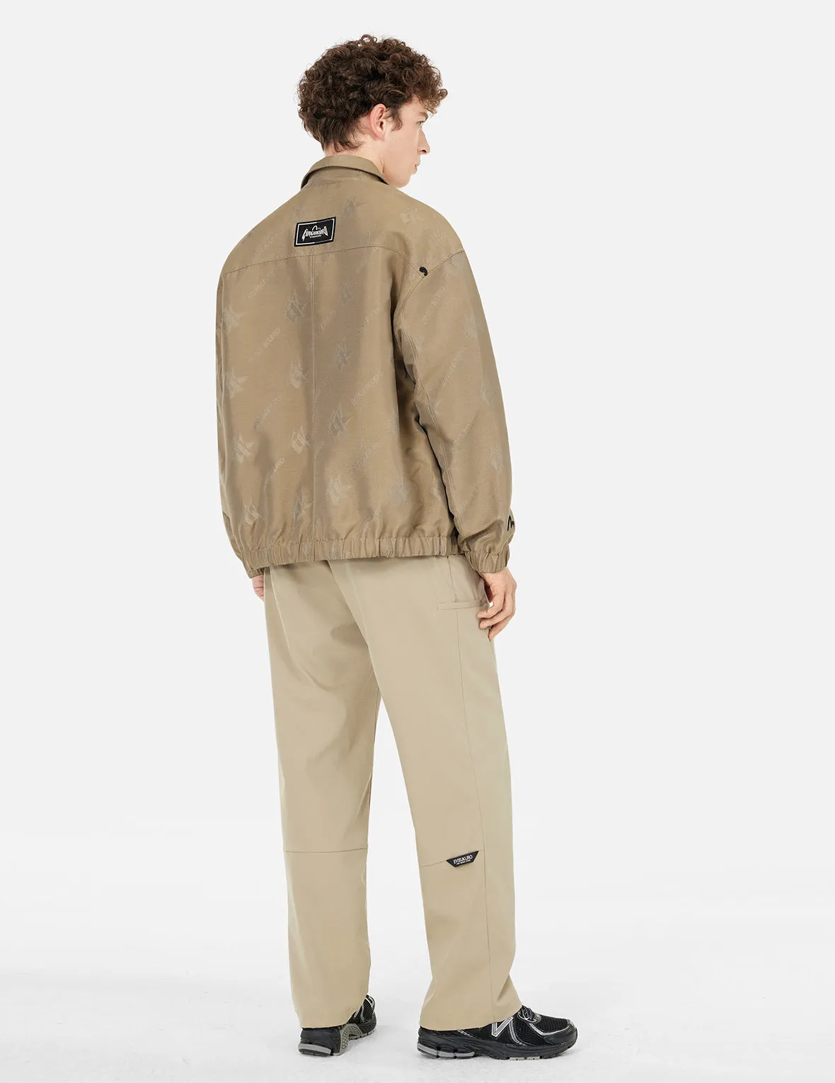 Monogram Logo Jacquard Oversized Coach Jacket sold by Evisu product image thumbnail 4