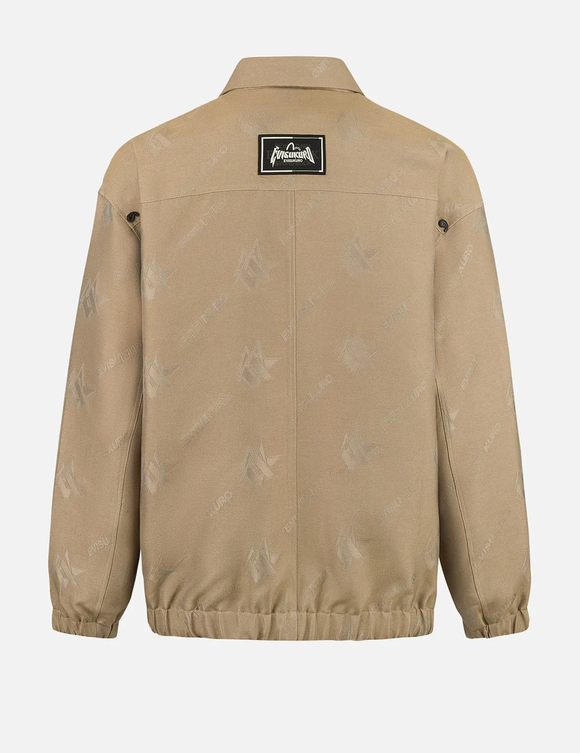 Monogram Logo Jacquard Oversized Coach Jacket sold by Evisu product image thumbnail 2