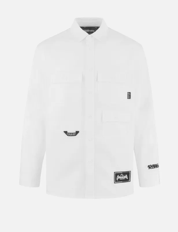 Multi-pockets Relax Fit Long Sleeves Shirt sold by Evisu