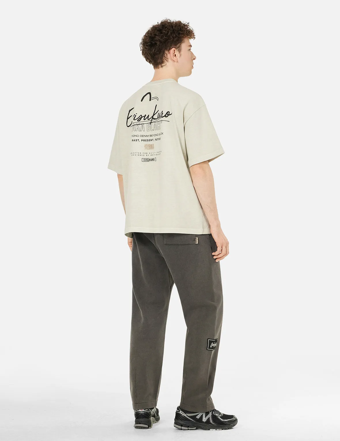 Heavy Washed Relax Fit Sweatpants sold by Evisu product image thumbnail 4