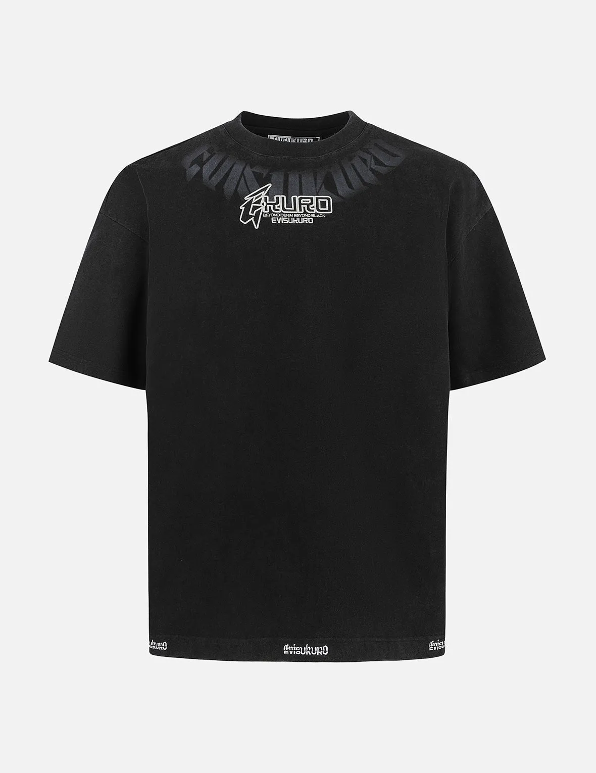 Logo embroidery Oversized Washed T-Shirt sold by Evisu