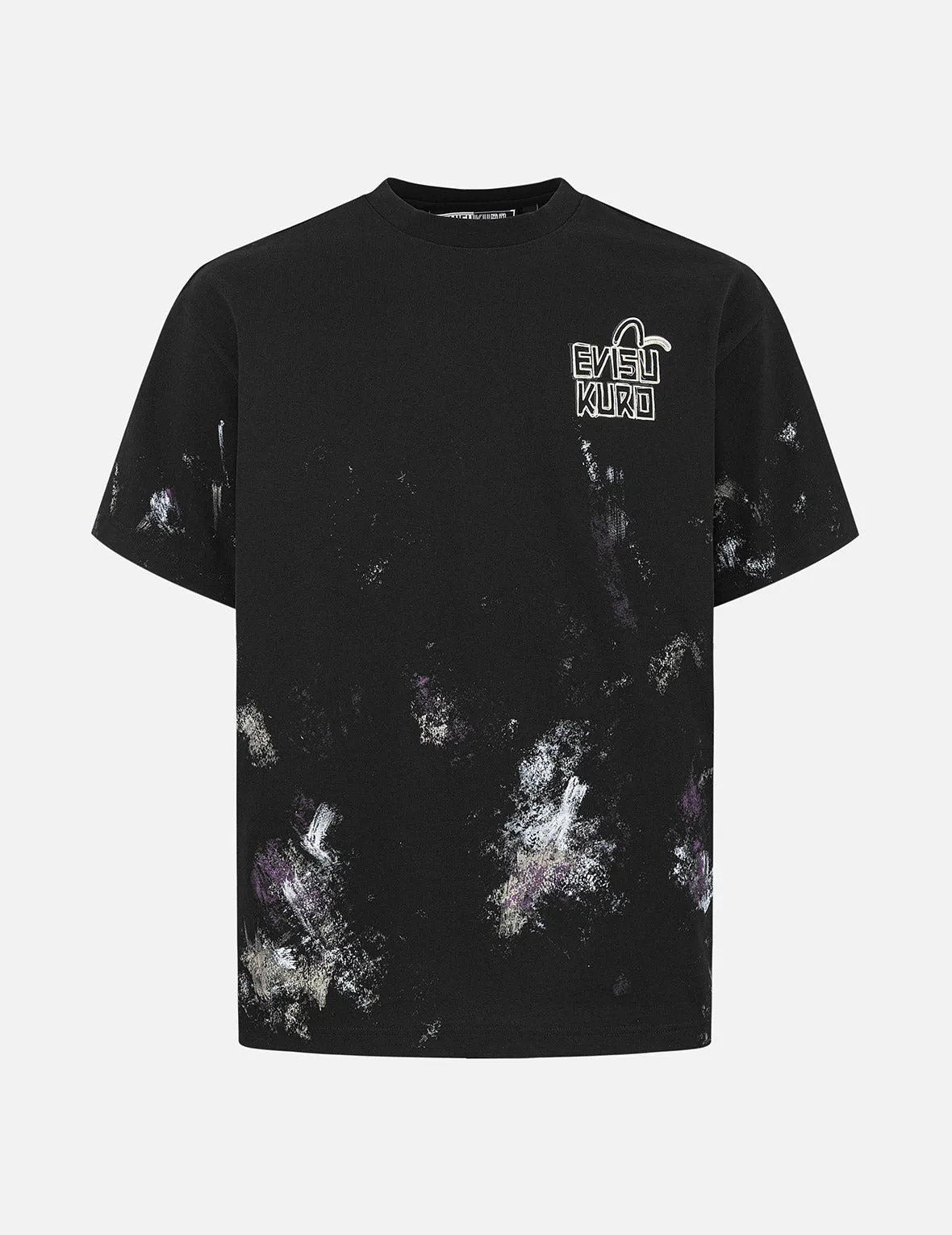 Handbrushed Print Regular Fit T-Shirt sold by Evisu