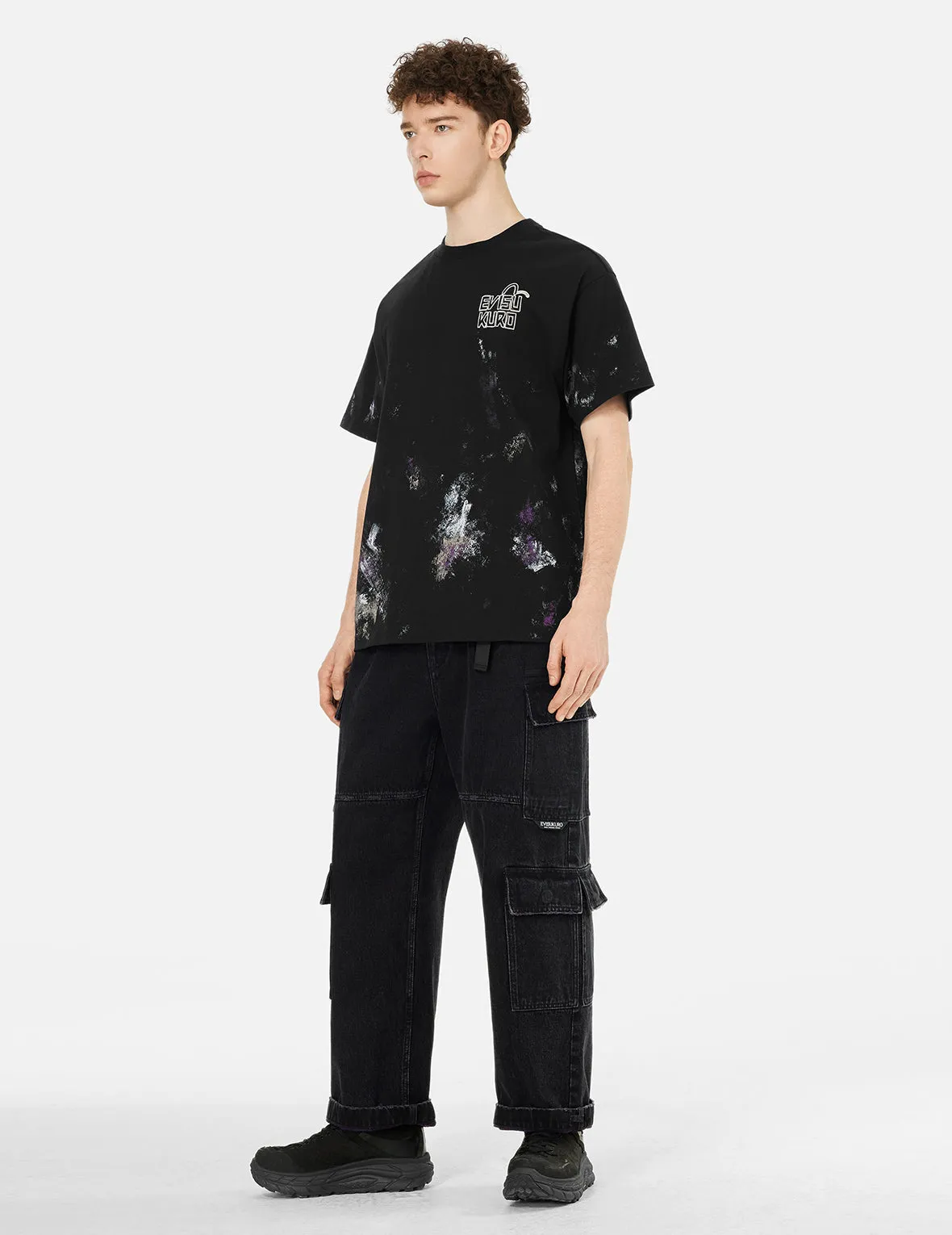 Handbrushed Print Regular Fit T-Shirt sold by Evisu product image thumbnail 3