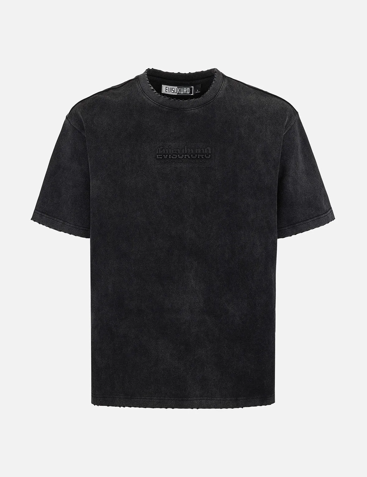 Logo Embroidery Regular Fit Acid-Wash T-Shirt sold by Evisu