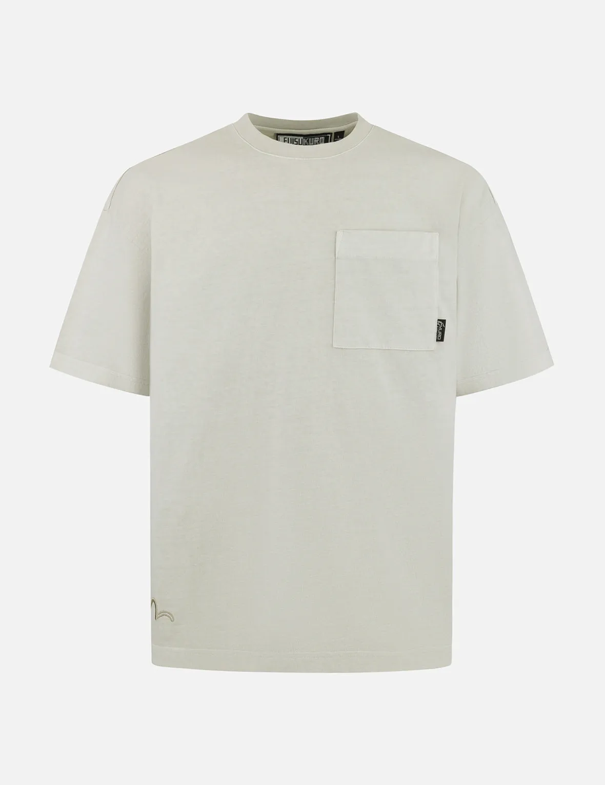 Seagull Embroidery and Logo Print Oversized T-shirt sold by Evisu product image thumbnail 2