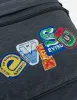 Faux Sticker Logo Print Denim Backpack sold by Evisu