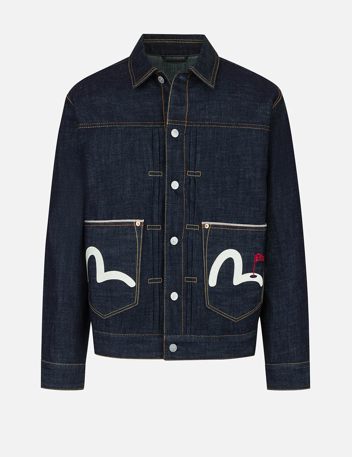 Godhead Golfing Print Regular Fit Denim Jacket sold by Evisu product image thumbnail 2