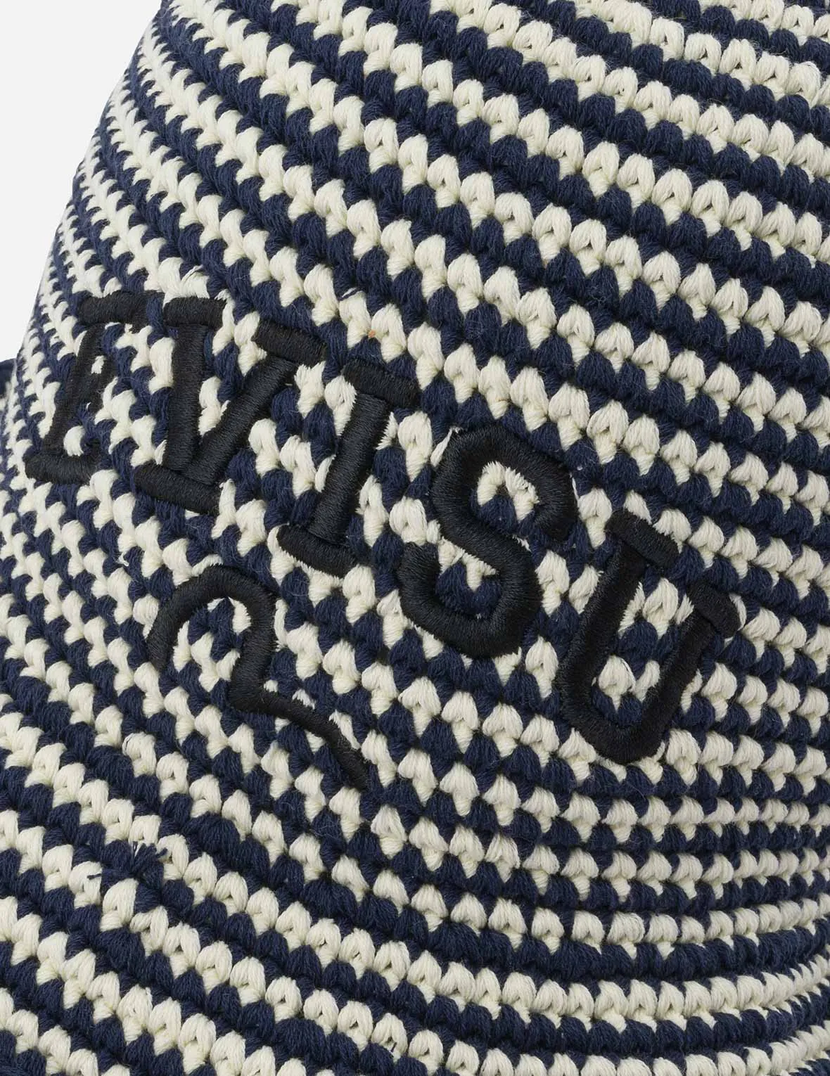 Logo Embroidery Striped Knitted Bucket Hat sold by Evisu product image thumbnail 4