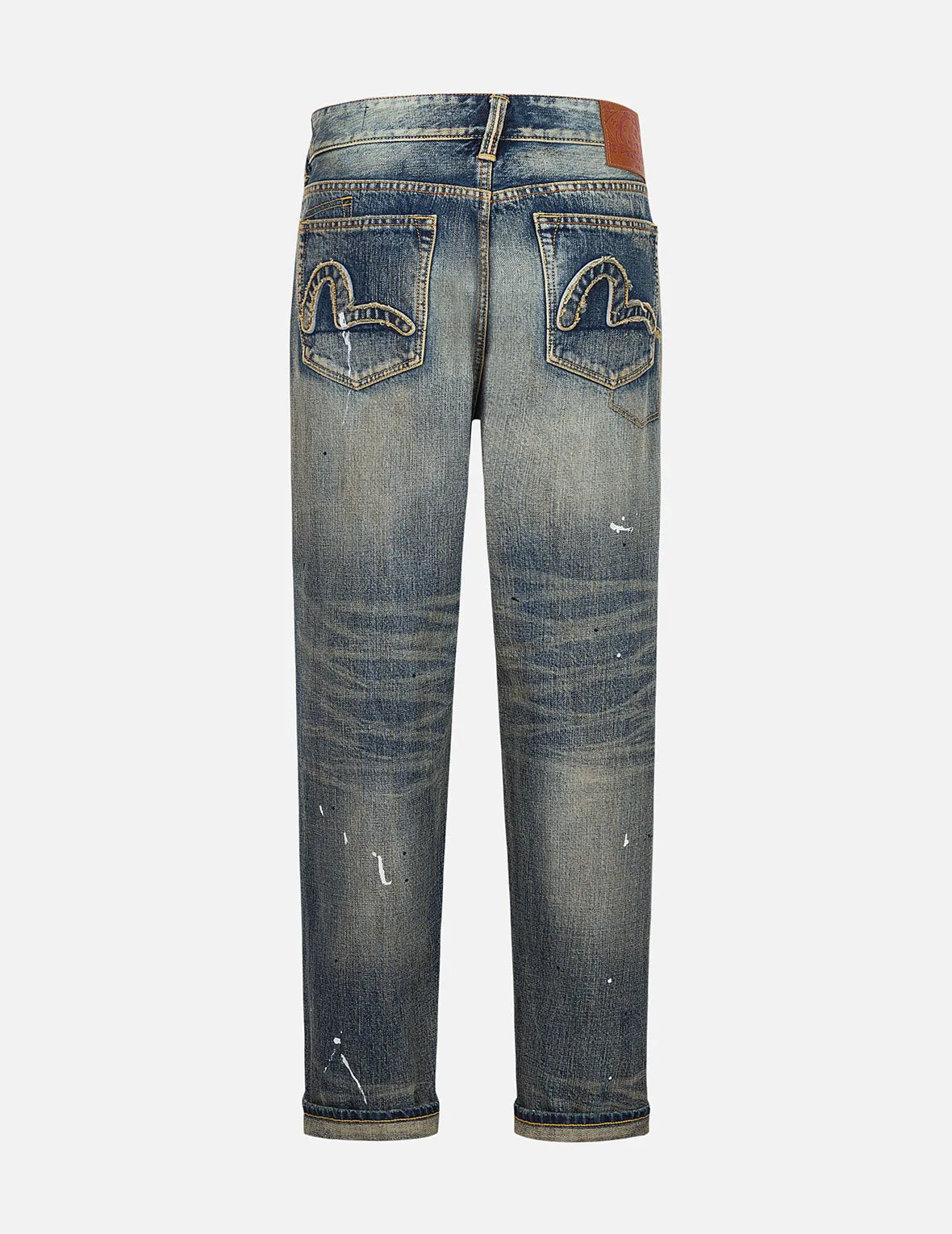 7-Pocket Design Vintage Washed Loose Fit Jeans #2038 sold by Evisu product image thumbnail 2