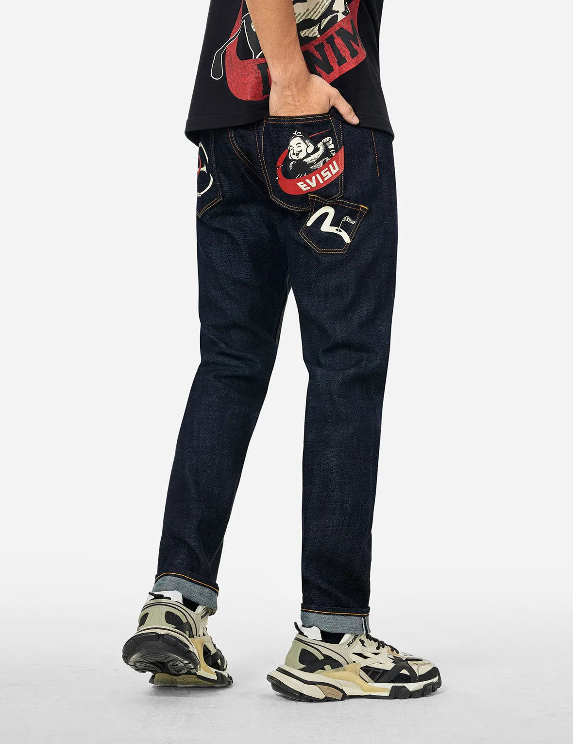 Godhead Golfing Print Slim Fit Jeans #2010 sold by Evisu product image thumbnail 5
