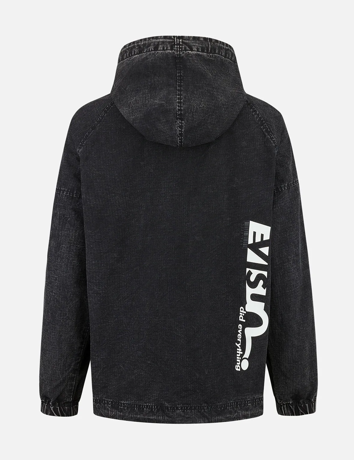 Graffiti Logo Relax Fit Half-Zip Hood Jacket sold by Evisu product image thumbnail 2