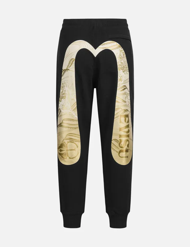 Hakutaku Daicock Printed Regular Fit Sweatpants sold by Evisu