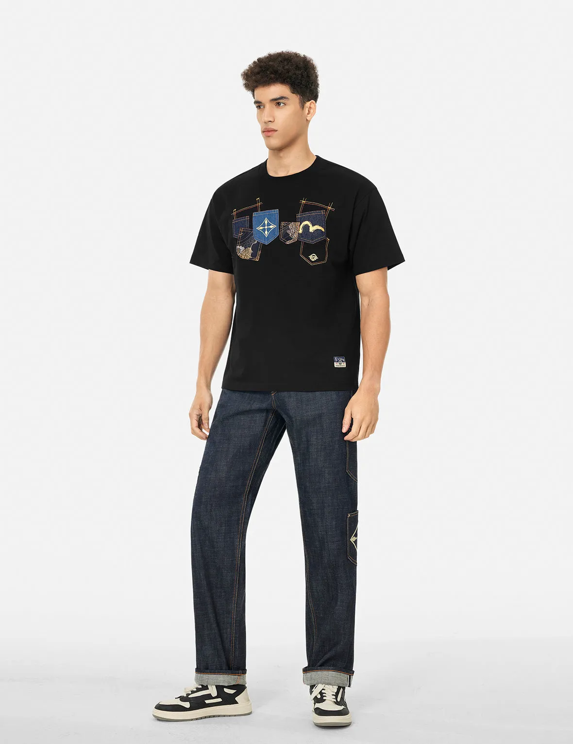 Multi-Pocket and Multi-Print Relax Fit T-shirt sold by Evisu product image thumbnail 5