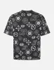 Allover Multi-logo Print Loose Fit T-shirt sold by Evisu