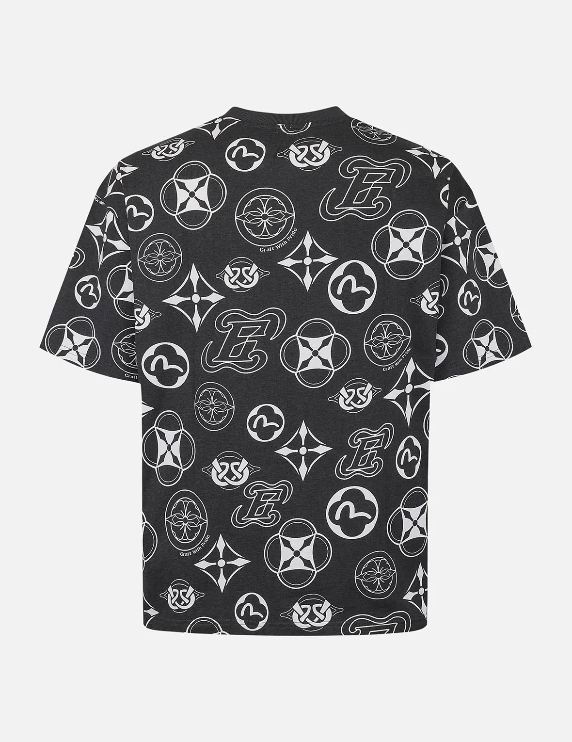 Allover Multi-logo Print Loose Fit T-shirt sold by Evisu product image thumbnail 2