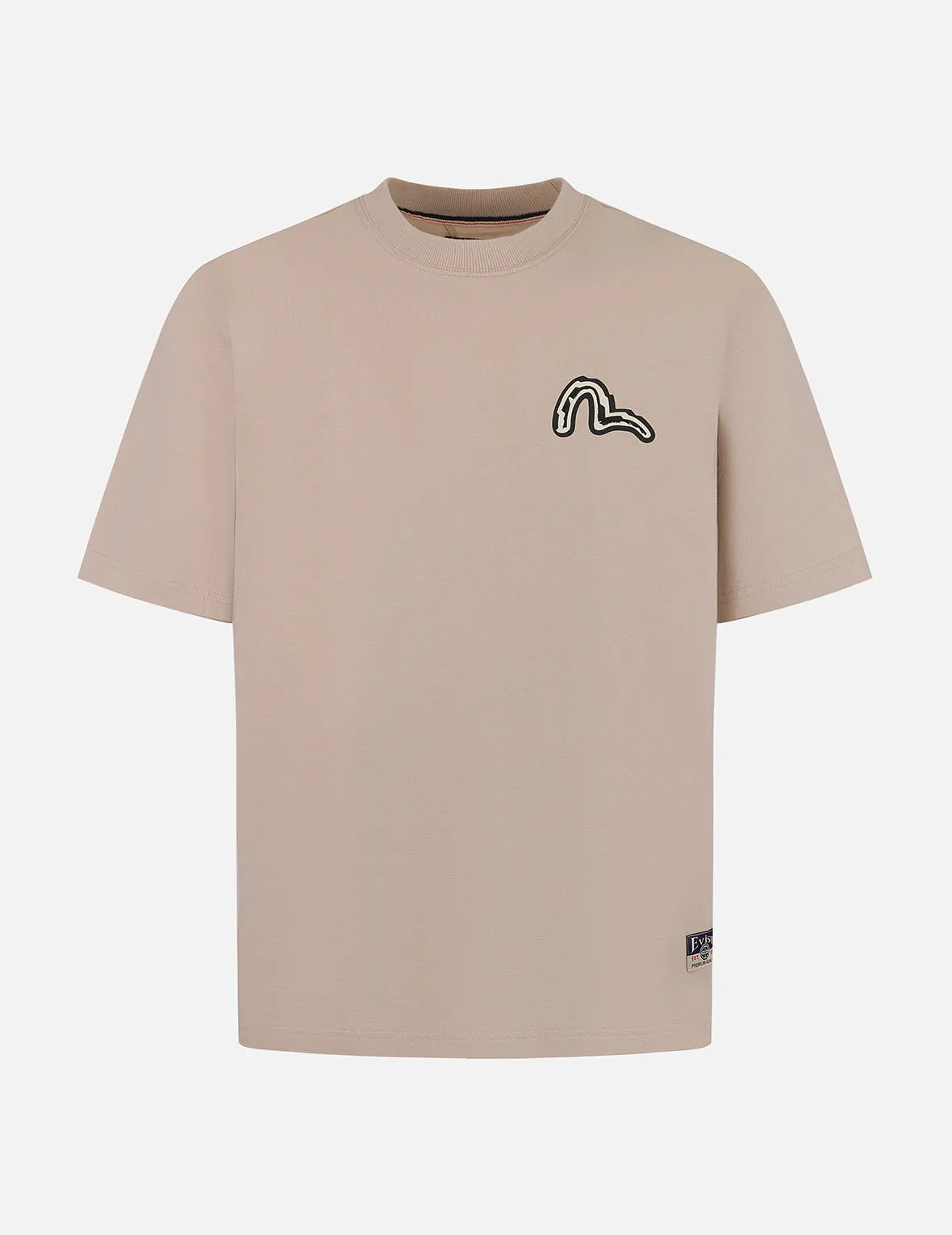 Seagull and Daruma Totem Print Regular Fit T-shirt sold by Evisu product image thumbnail 2