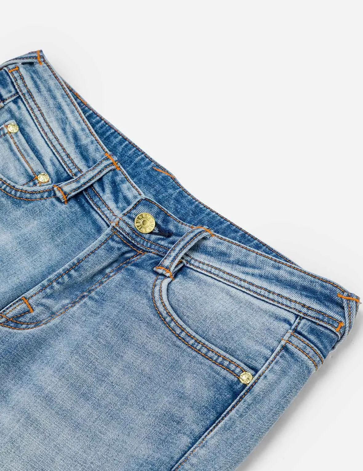 Washed Seagull and Totem Embroidery Bootcut Jeans sold by Evisu product image thumbnail 3