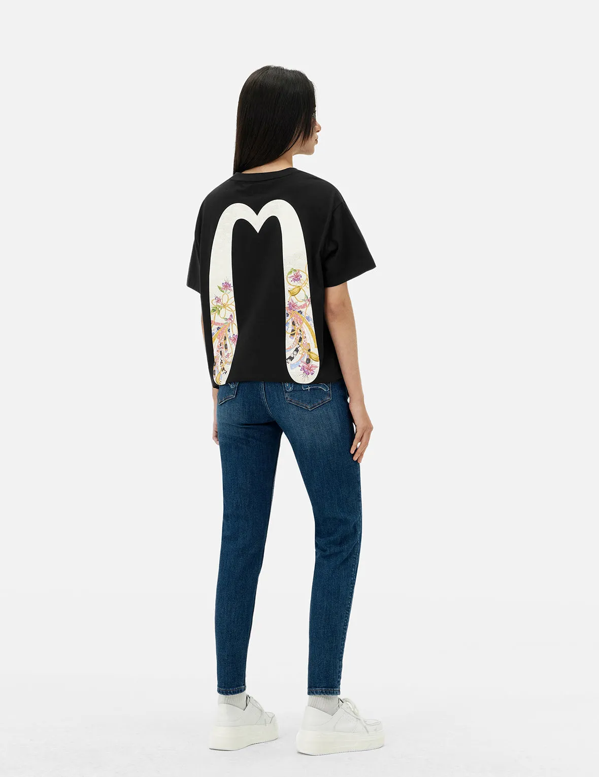 Seagull Appliqué Embroidery Skinny Jeans sold by Evisu product image thumbnail 4