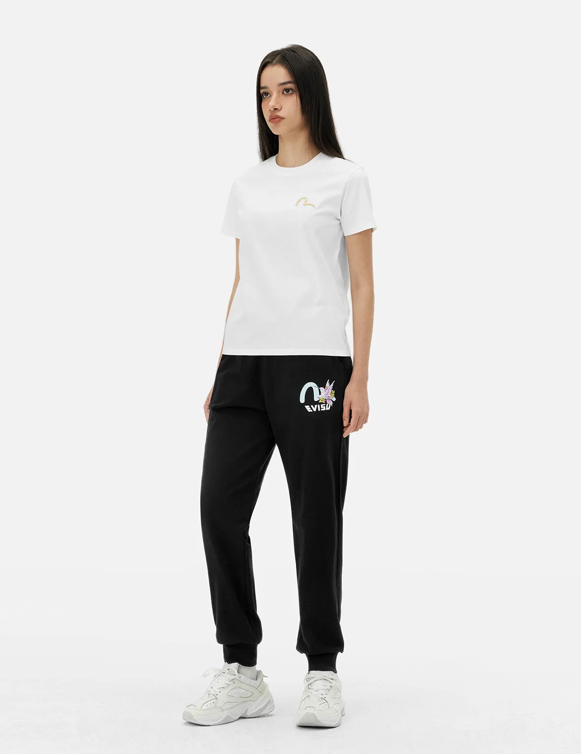 Hummingbird and Magnolia Print Regular Fit Sweatpants sold by Evisu product image thumbnail 3
