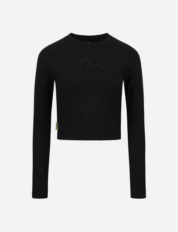 Seagull Embroidery Regular Fit Top sold by Evisu