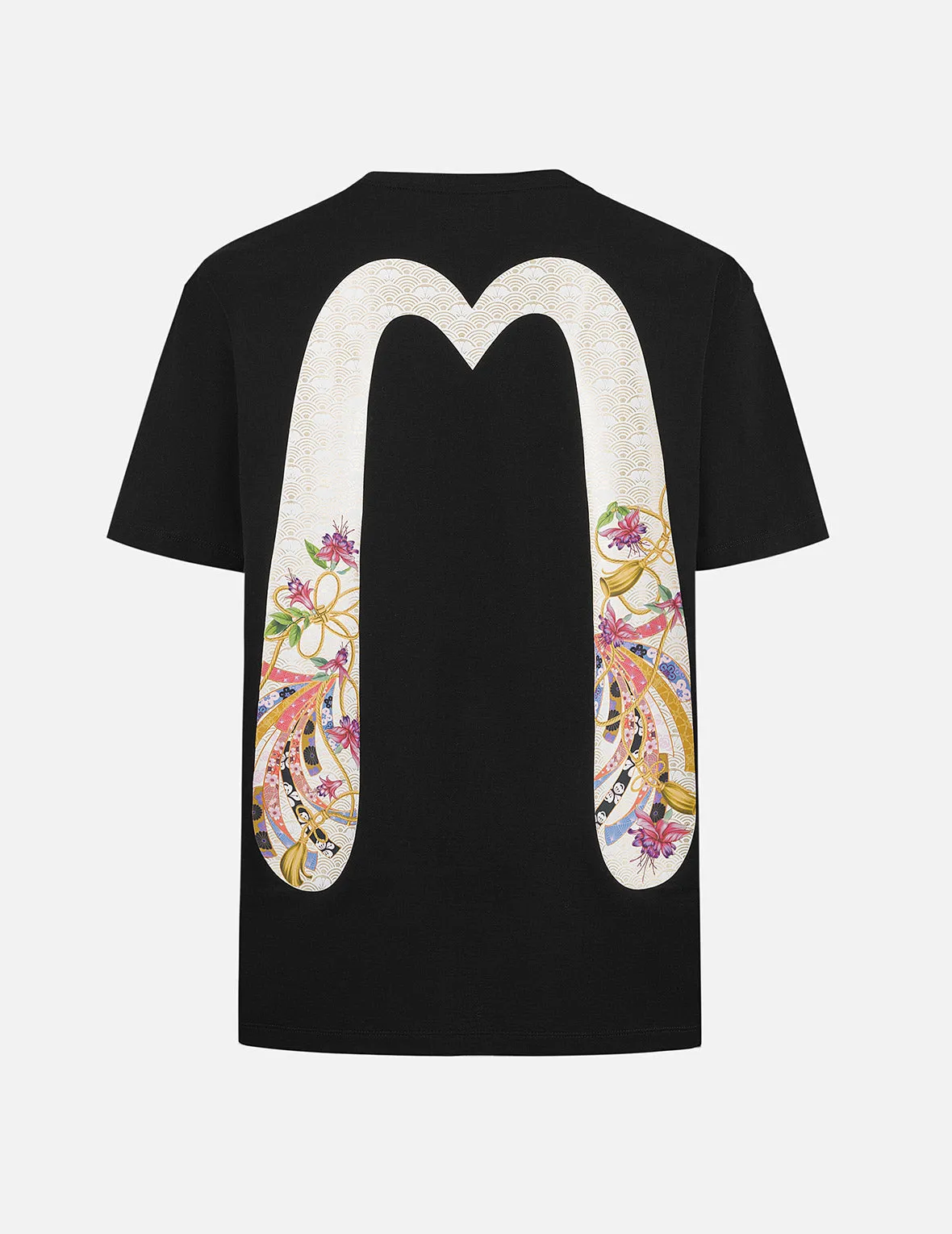 Magnolia and Knots Daicock Print Boyfriend T-shirt sold by Evisu product image thumbnail 2