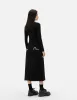 Rhinestone-Detail Seagull Fashion Fit Sweater Skirt sold by Evisu