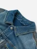 Two-tone Daicock Inserted Regular Fit Denim Jacket sold by Evisu