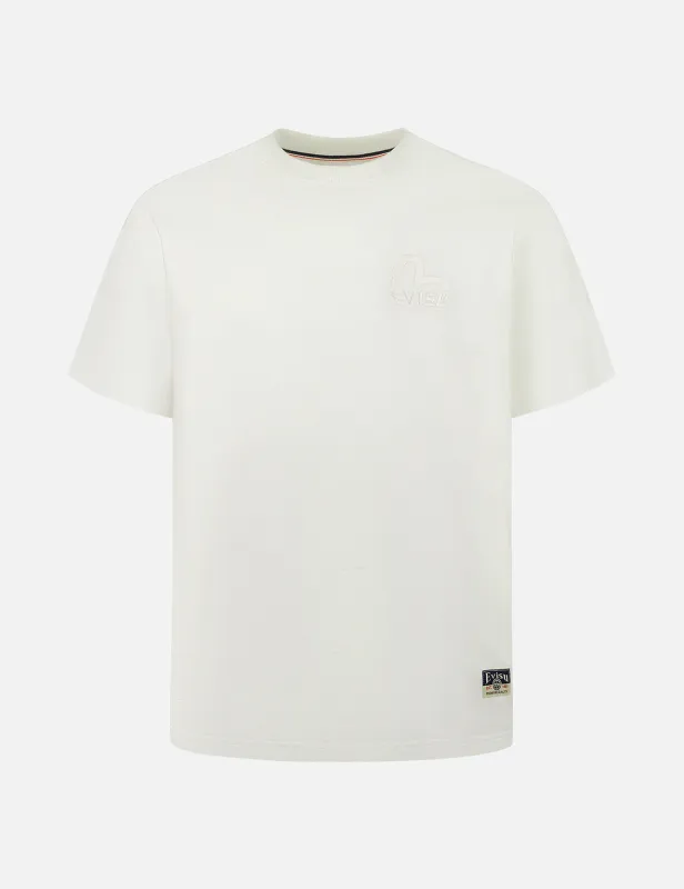 Seagull and Brand Logo Print Regular Fit T-shirt sold by Evisu
