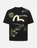 Multi-Pocket and Multi-Print Loose Fit T-shirt sold by Evisu