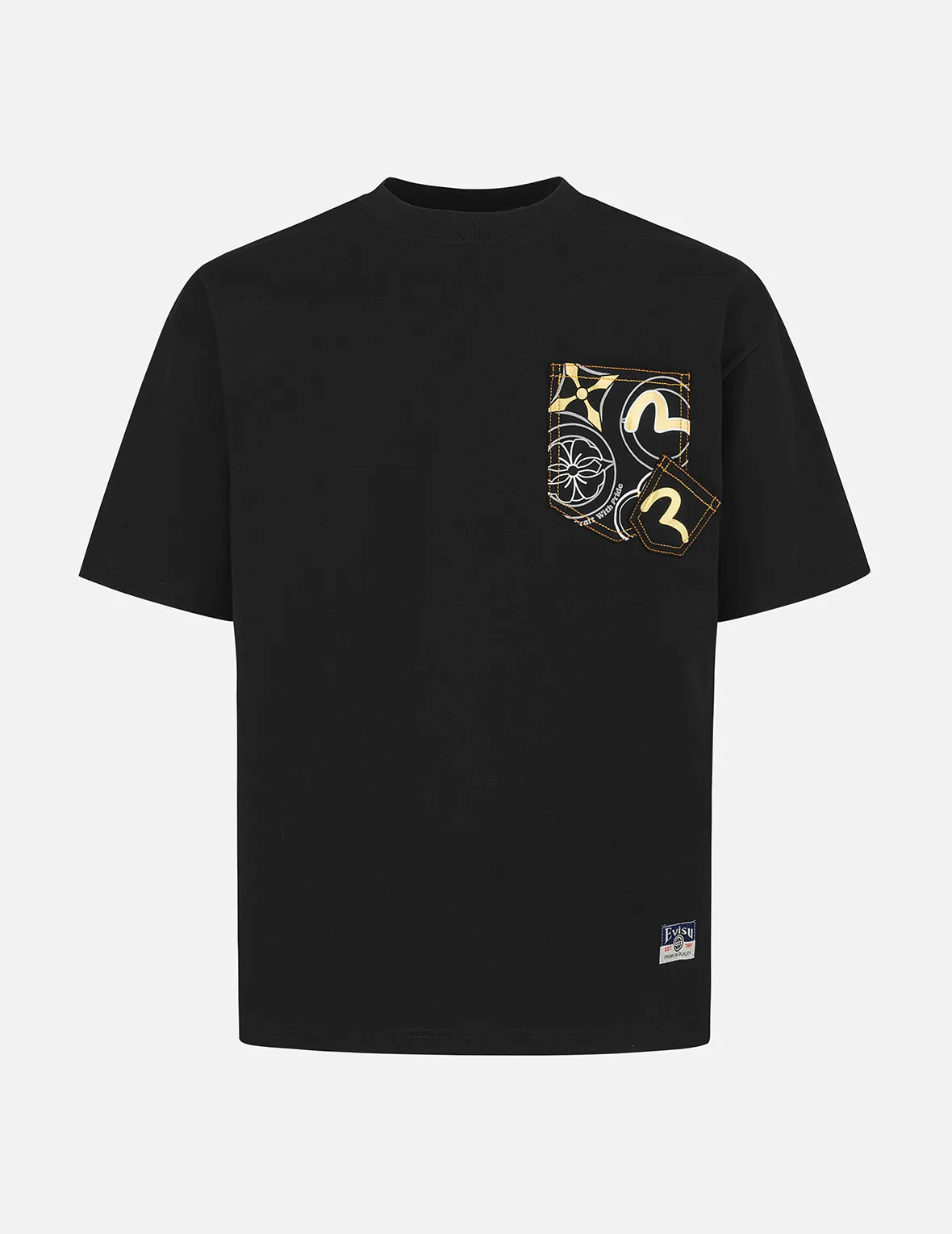 Multi-Pocket and Multi-Print Loose Fit T-shirt sold by Evisu product image thumbnail 4