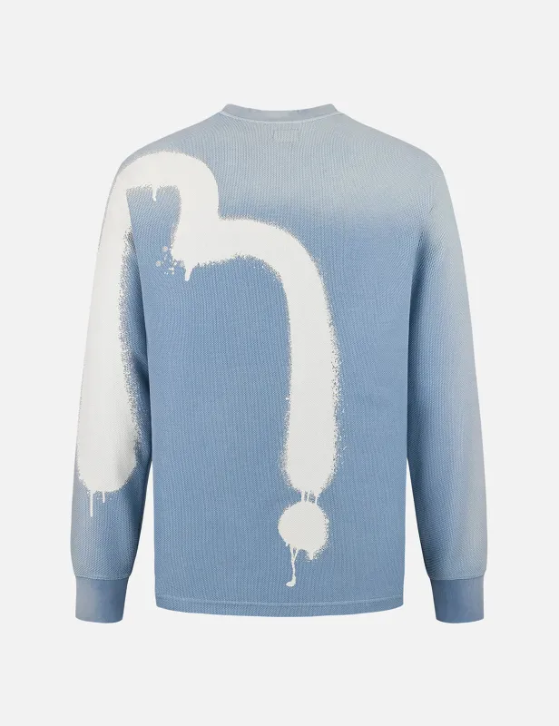 Logo and Daicock print Relax Fit Sweatshirt sold by Evisu