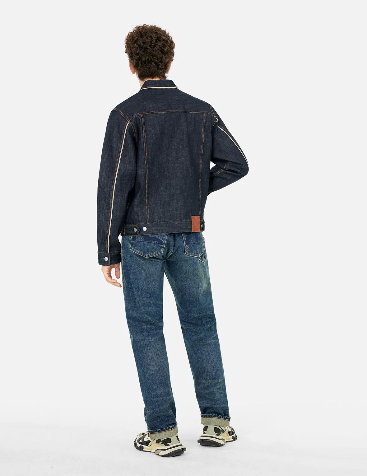 Classic Regular Fit Raw Denim Jacket sold by Evisu product image thumbnail 4