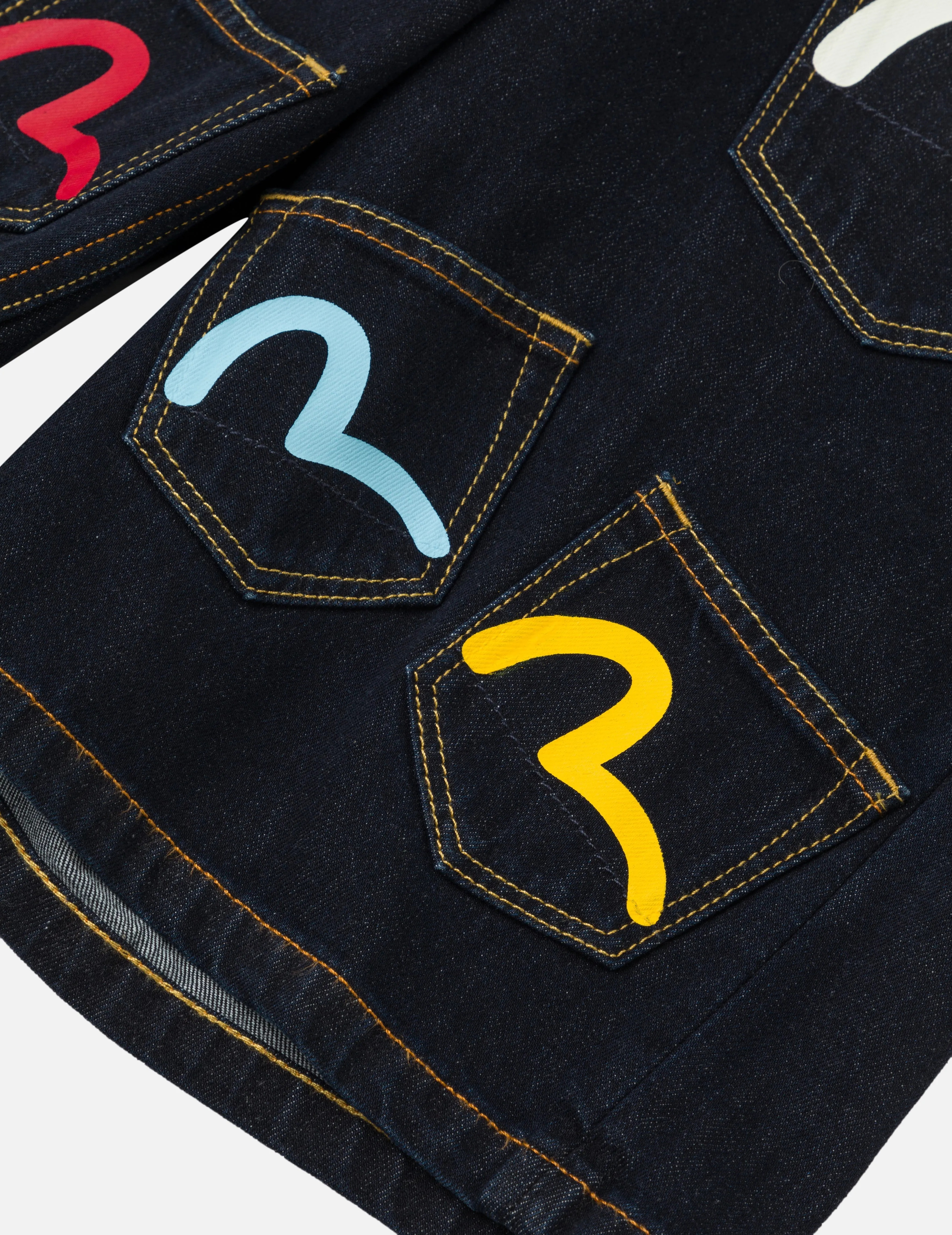 Multi-Pocket Fashion Fit Denim Shorts sold by Evisu product image thumbnail 5