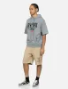 Godhead Embroidery and Multi-prints Loose Fit Short-Sleeve Hooded Sweatshirt sold by Evisu