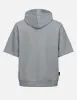 Godhead Embroidery and Multi-prints Loose Fit Short-Sleeve Hooded Sweatshirt sold by Evisu