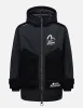 Mixed Fabric Padded Parka sold by Evisu