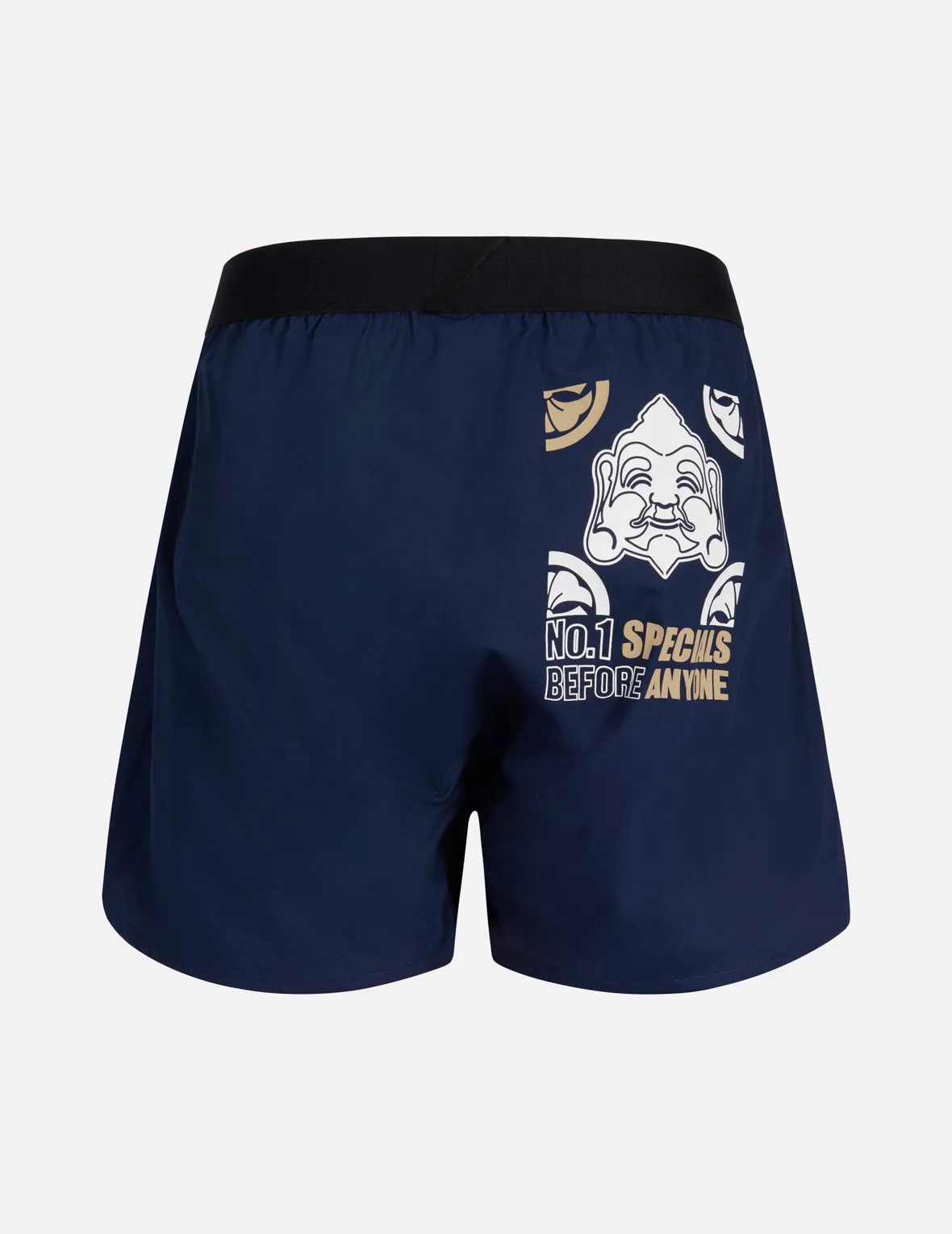 Pocket and Godhead Print Boxer Shorts sold by Evisu