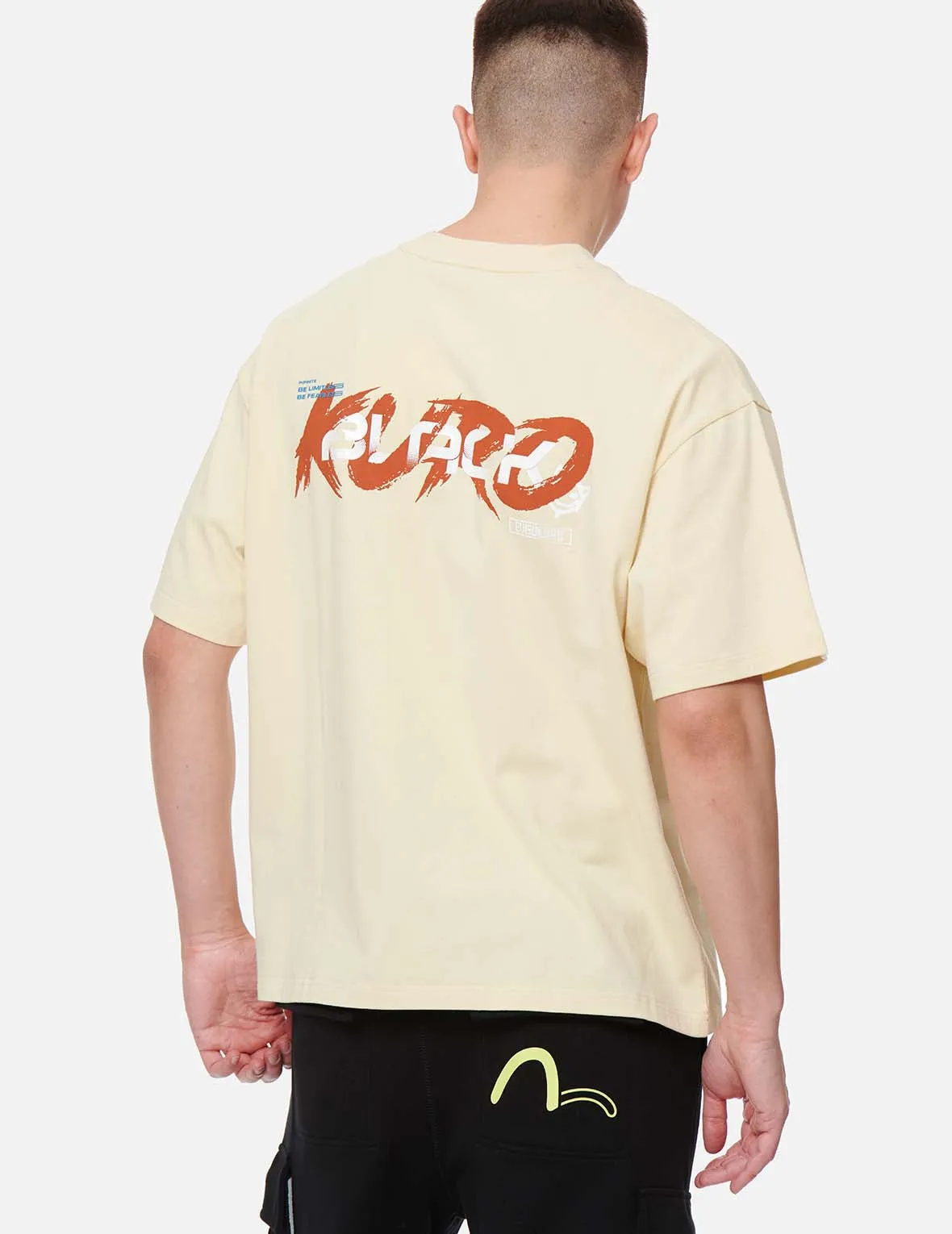 KURO BLACK Logo Print T-shirt sold by Evisu product image thumbnail 3