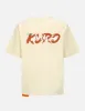 KURO BLACK Logo Print T-shirt sold by Evisu