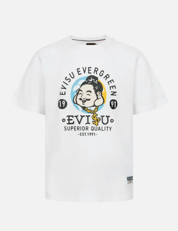 Playful Godhead Print Regular Fit T-Shirt sold by Evisu