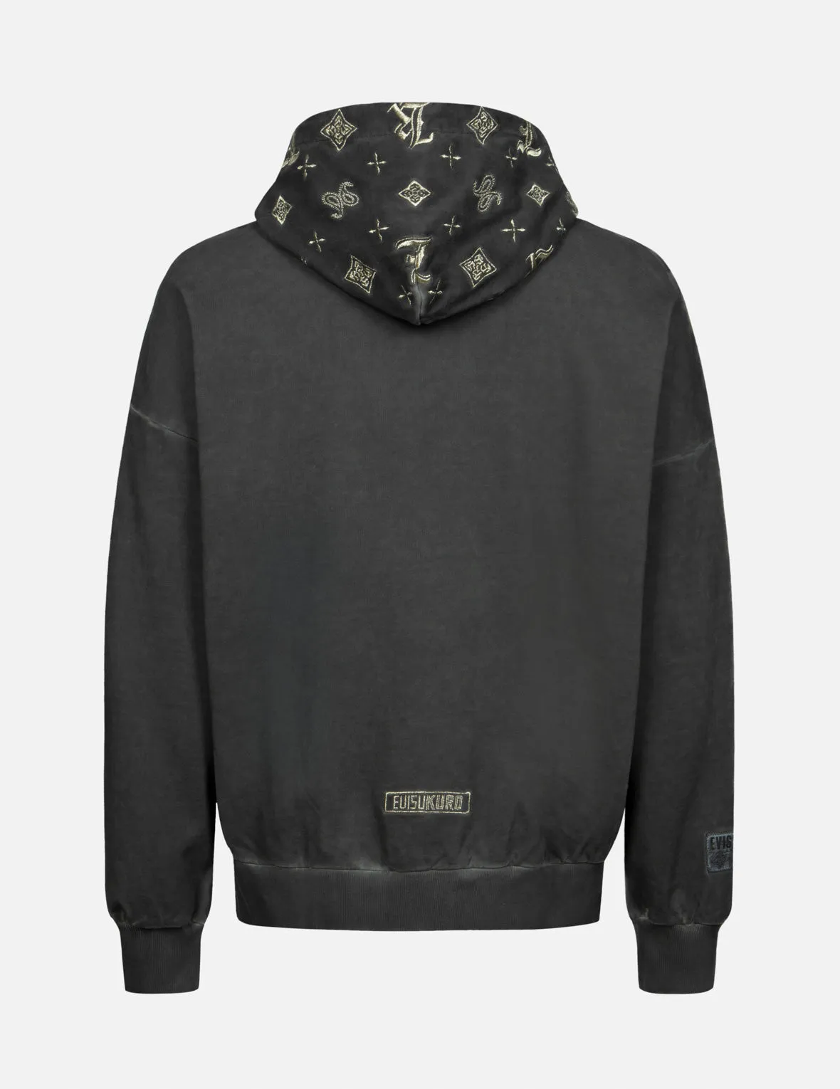 Monogram Embroidery Garment Dye Oversized Hoodie sold by Evisu product image thumbnail 2