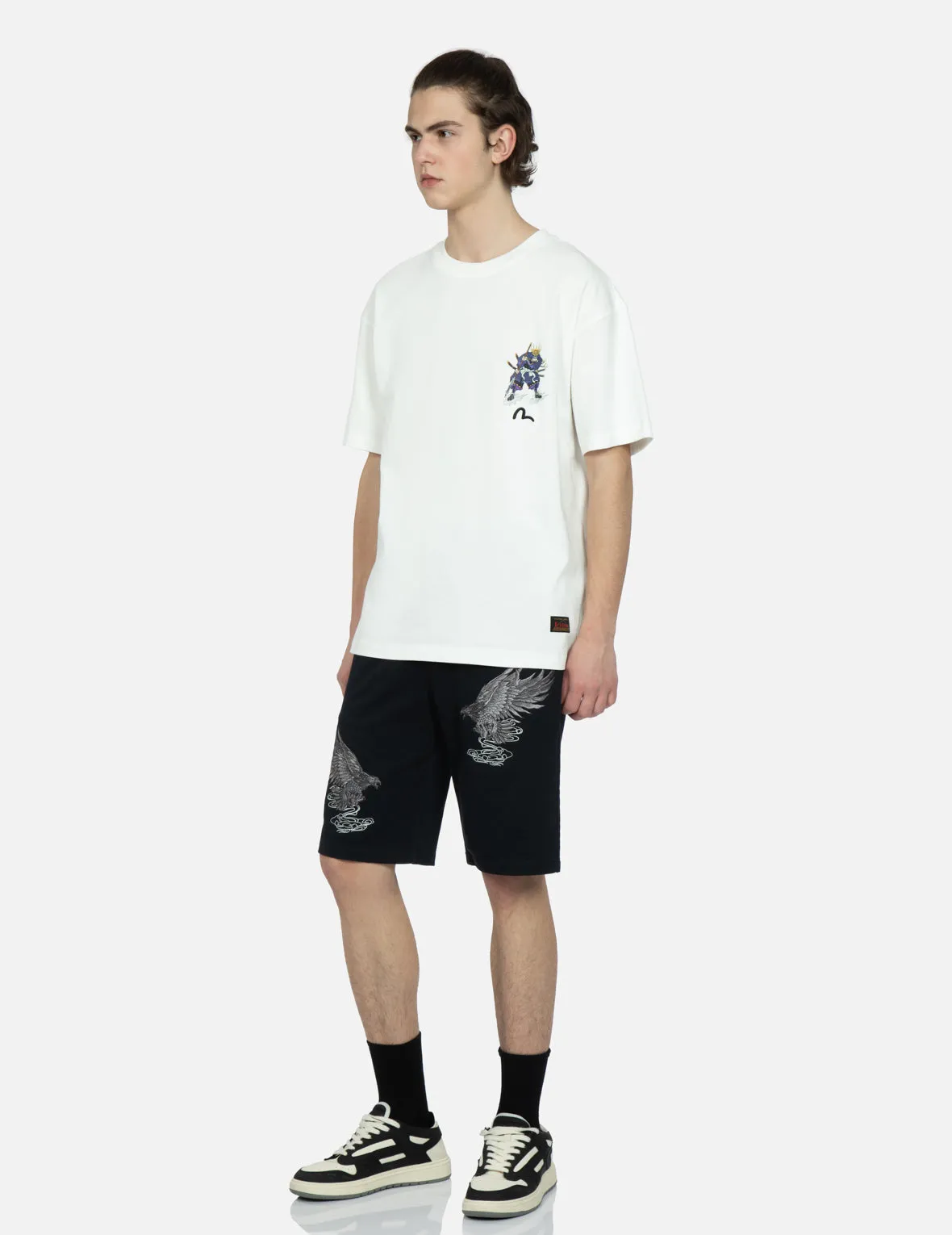 Eagle Embroidery Sweat Shorts sold by Evisu product image thumbnail 3