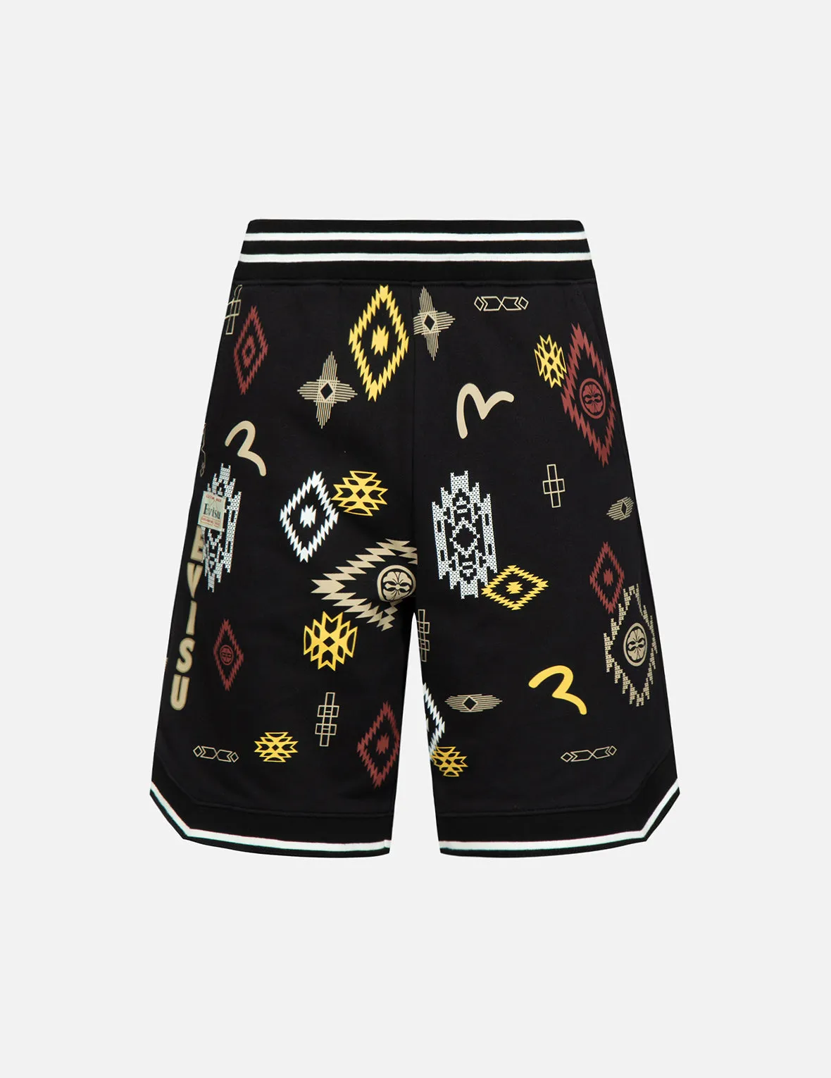 Allover Nomadic-pattern Print Sweat Shorts sold by Evisu product image thumbnail 2