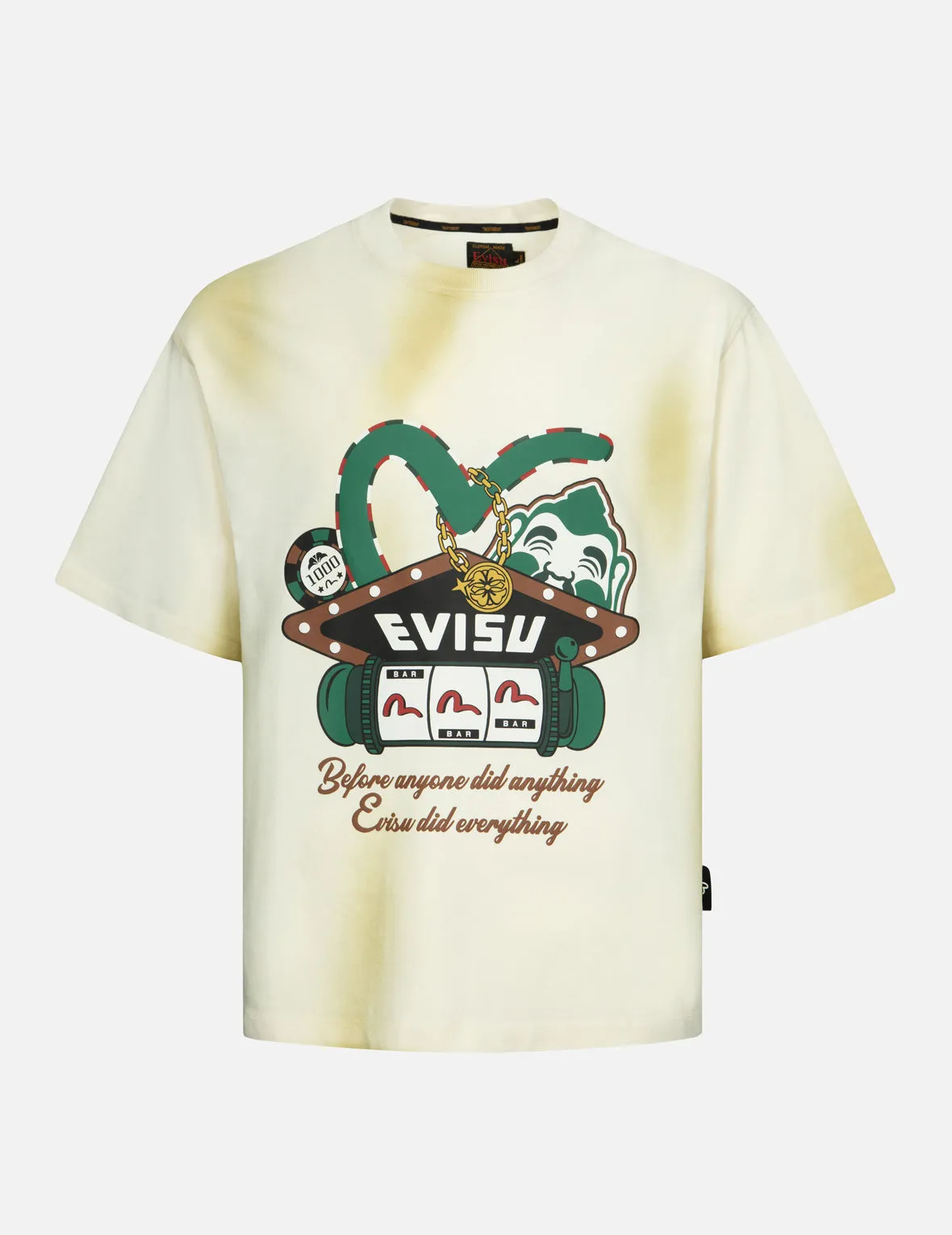Washed Virtual Vacation Print Relax Fit T-shirt sold by Evisu product image thumbnail 5