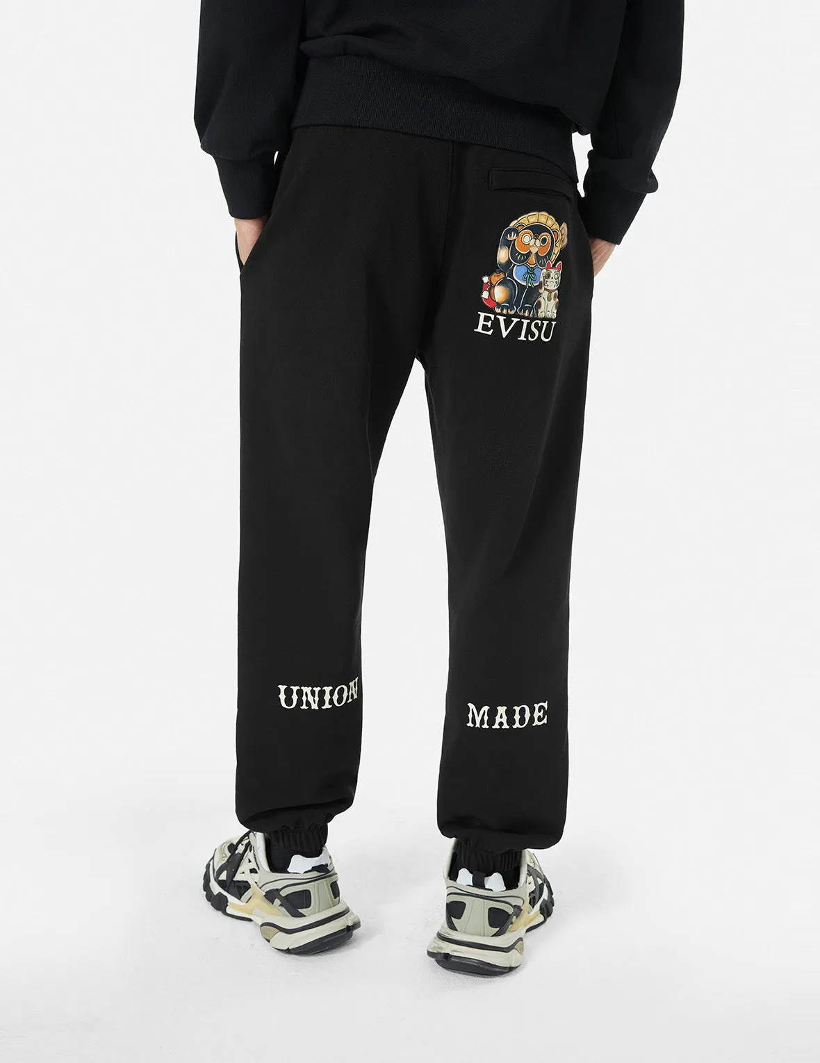 Tanuki Print Straight Fit Sweatpants sold by Evisu product image thumbnail 5