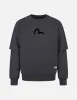 2-in-1 Multi-Print Relax Fit Sweatshirt sold by Evisu